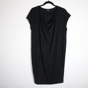Eileen Fisher Shift Dress with Cowl Neckline, Medium